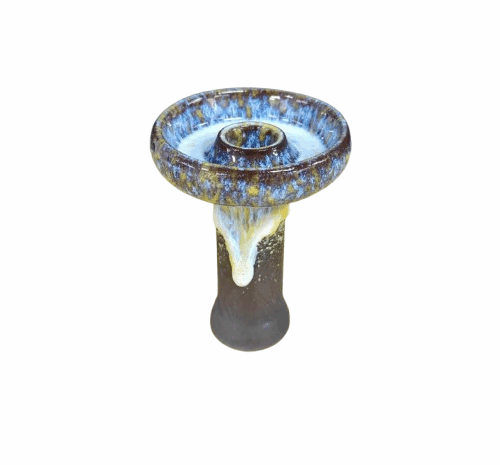 Drip Paint Ceramic Bowl Hookah Head