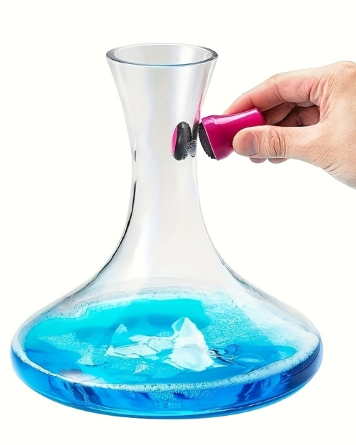 1pc Magnetic Cleaning Brush – Manual Glass Bottle & Pipe Cleaner